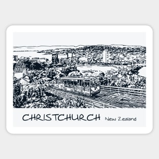 Christchurch New Zealand Sticker